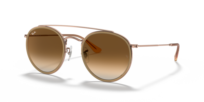 Ray-Ban - RB3647N - Copper/Light Brown Gradient - 51