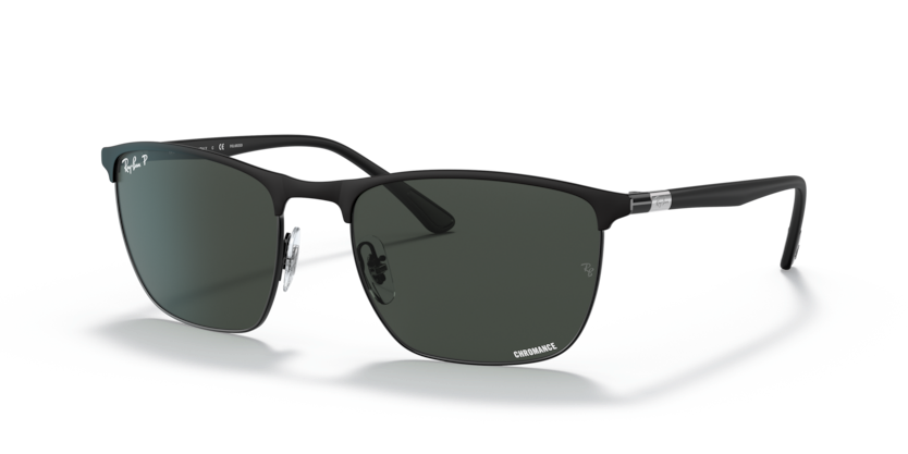 Ray-Ban - RB3686 - Black/Grey Polarized - 57