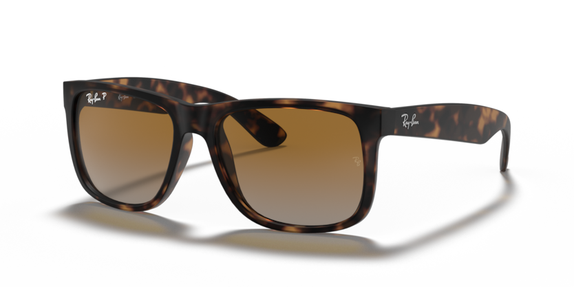 Ray-Ban - Justin - Havana/Brown-Grey Polarized - 55