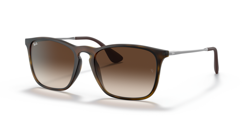 Ray-Ban - Chris - Rubber Havana/ Brown Gradient Dark Brown - 54