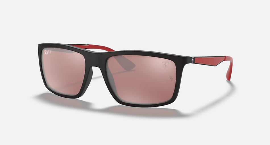 Ray-Ban - Scuderia Ferrari Collection - Matte Black/Silver Chromance - 58