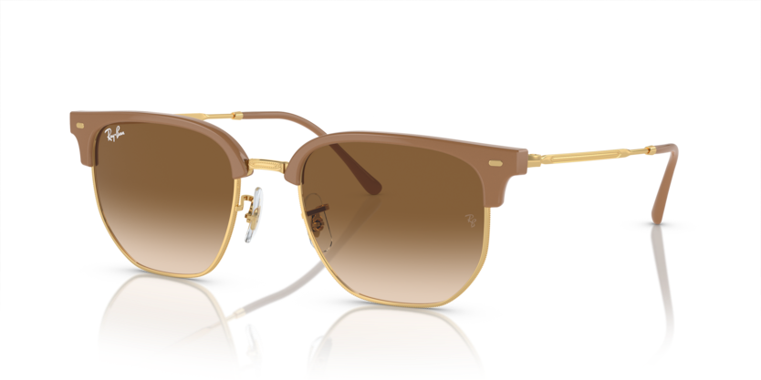 Ray-Ban - New Clubmaster - Beige on Arista/ Brown Gradient - 51