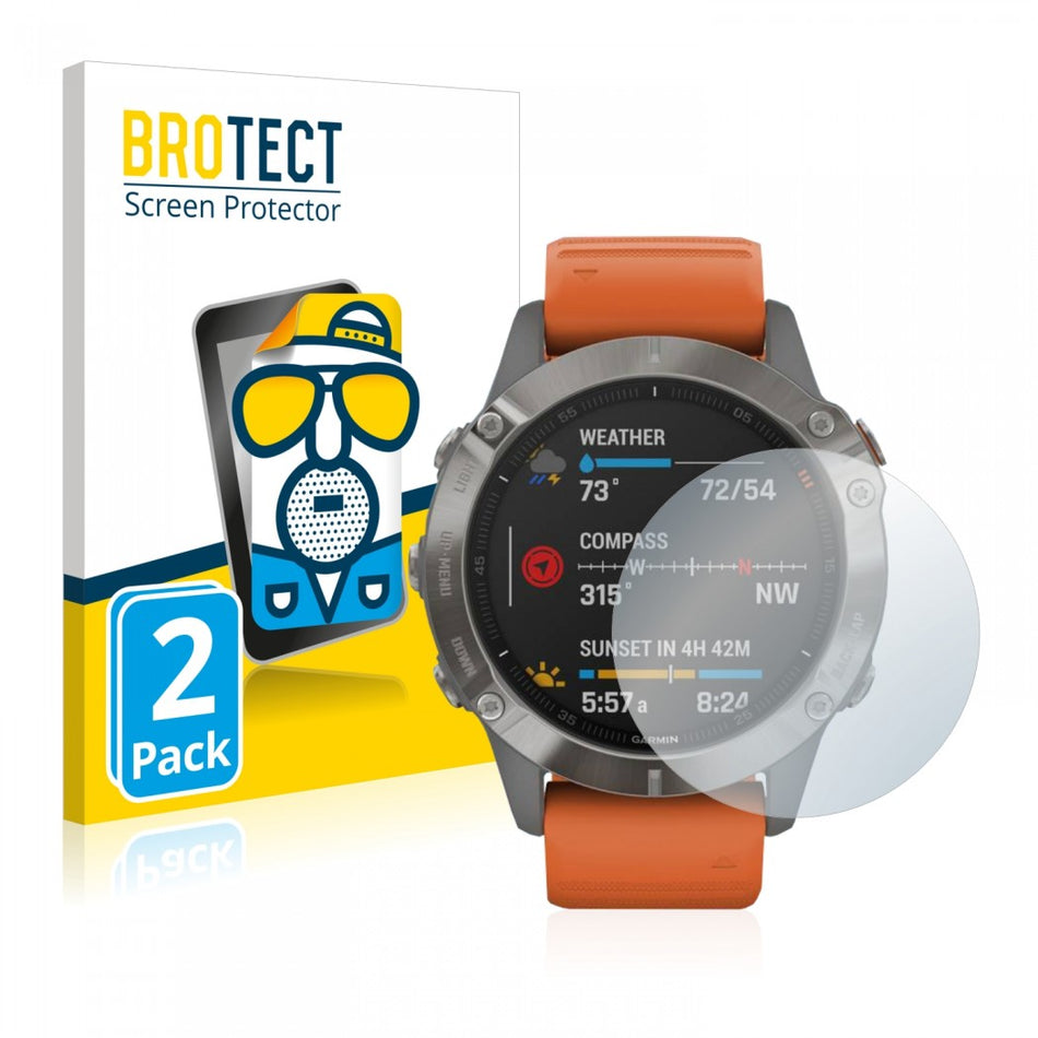 BROTECT Screen Protector - Garmin Fenix 6 (47mm)