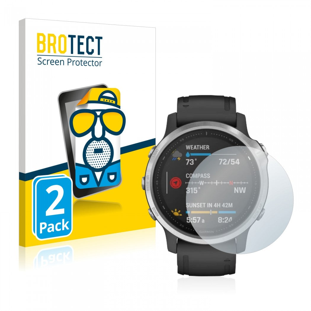 BROTECT Screen Protector - Garmin Fenix 6S (4smm)