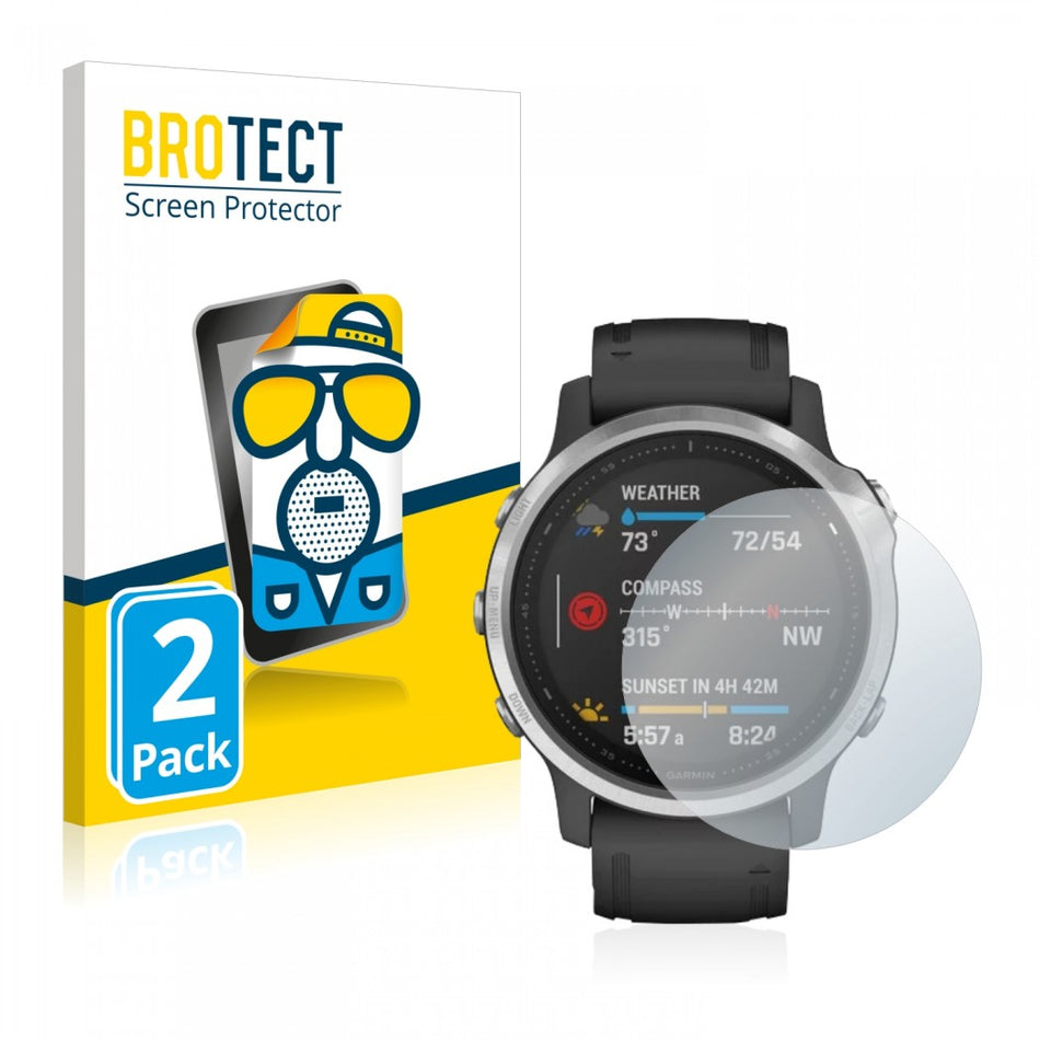 BROTECT Screen Protector - Garmin Fenix 6S (4smm)