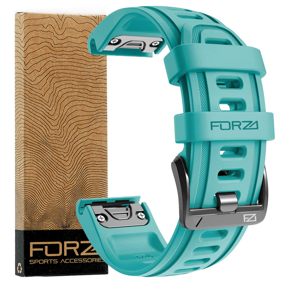Forza Elite 20mm EasyFit Watch Strap - Garmin - Teal