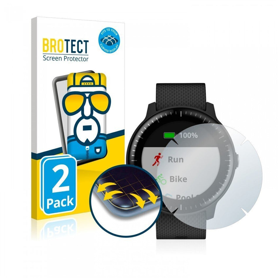 BROTECT Screen Protector Flex - Garmin Vivoactive 3/3 Music (40mm)