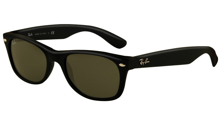 Ray-Ban - New Wayfarer - Top Black On Transparent/Green - RB2132 6052