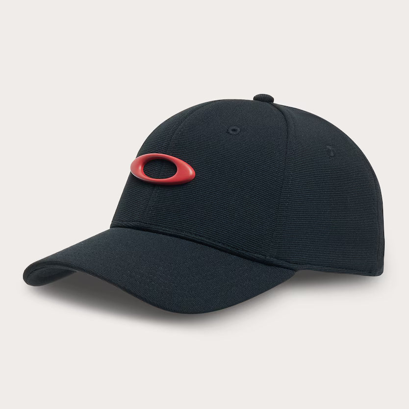 Oakley Tincan Cap - Pitch Black/Flame Red