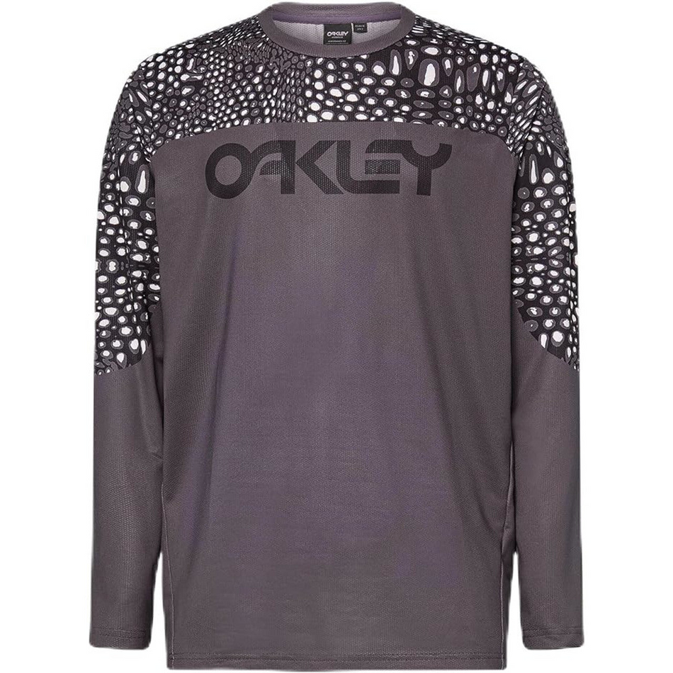 Oakley - Maven Coast LS Jersey - Frogskin Black - large