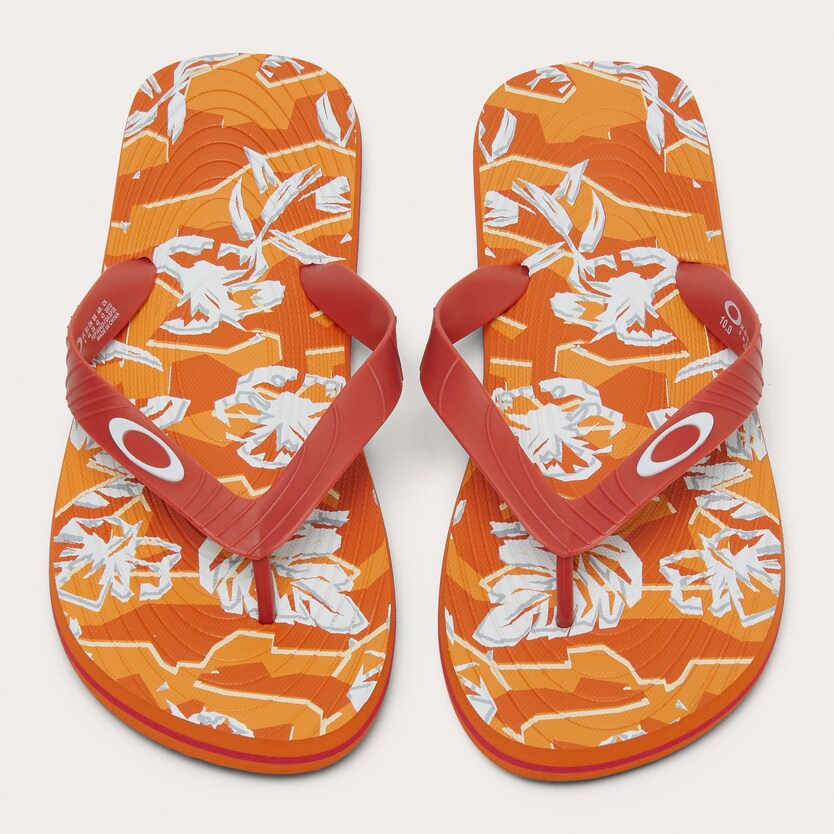 Oakley Catalina Flip Flop - Camo Hibiscus AV Orange