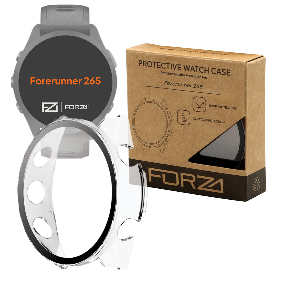 Forza Tempered Film Protective Case for Forerunner 265 & 265s