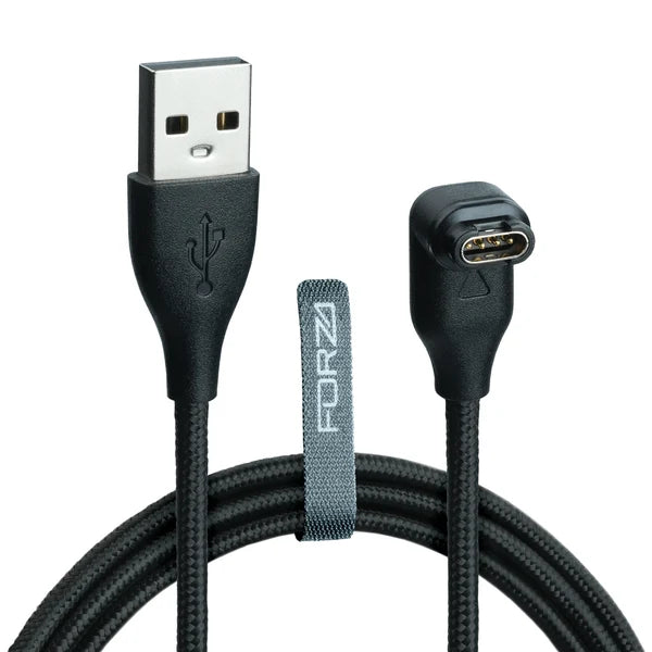 Forza 90 Degree Braided USB Charging Cable for Garmin