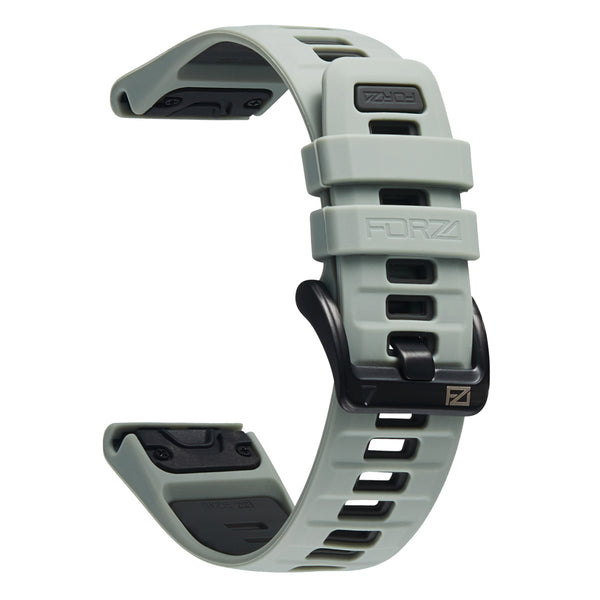 Forza Elite 22mm EasyFit Evolve Series Watch Strap for Garmin – Sage / Charcoal