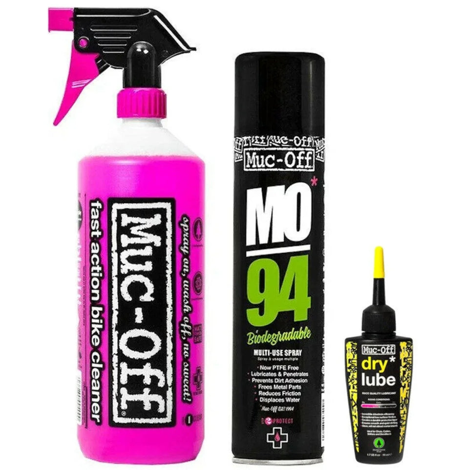 Muc-Off Clean, Protect and Lube Kit (Dry Lube Version)