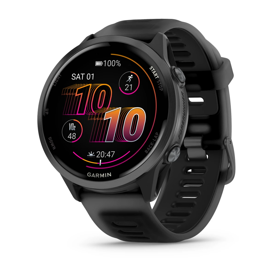 Garmin Forerunner 570 - 47mm - Slate Grey Aluminium with Translucent Black/Black Band