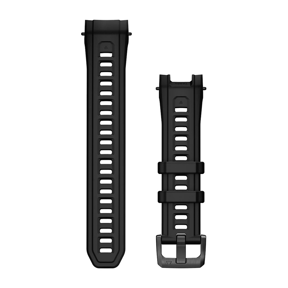 Garmin 22mm Watch Band - instinct 3 Black Silicone with Metal Buckle