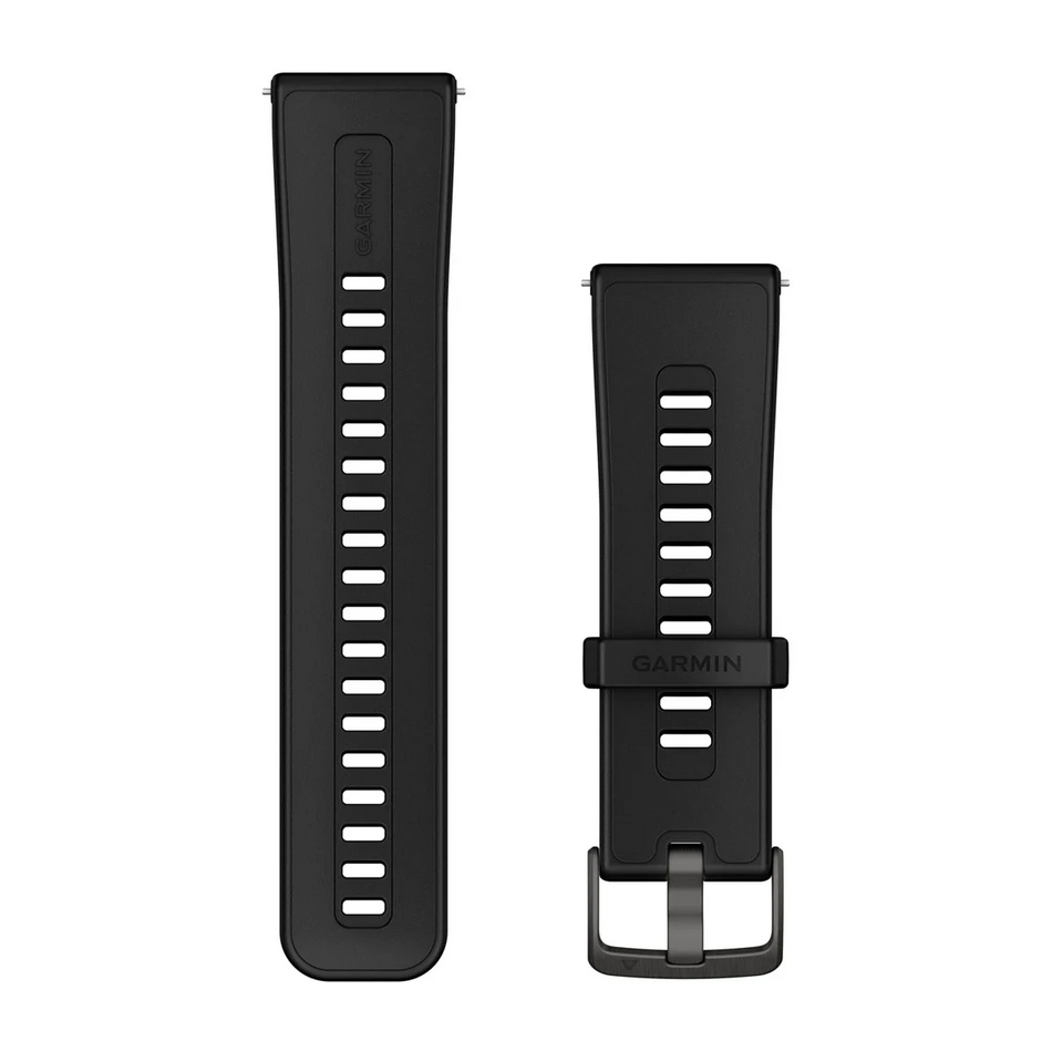 Garmin Quick Release 24mm - Black Silicone Band