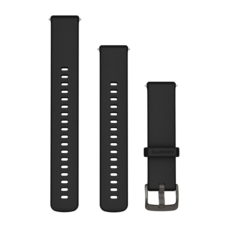 Garmin Quick Release 18mm - Black Silicone Band