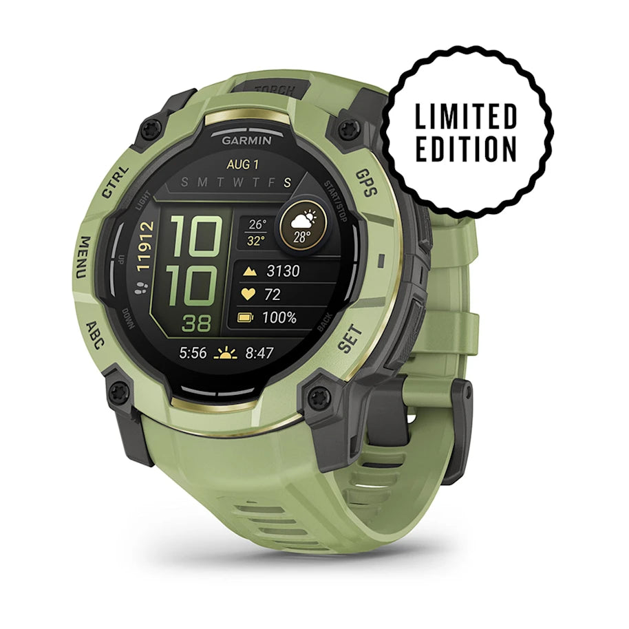 Garmin Instinct 3 50mm Amoled - Fern Green with Fern Green Silicone Band