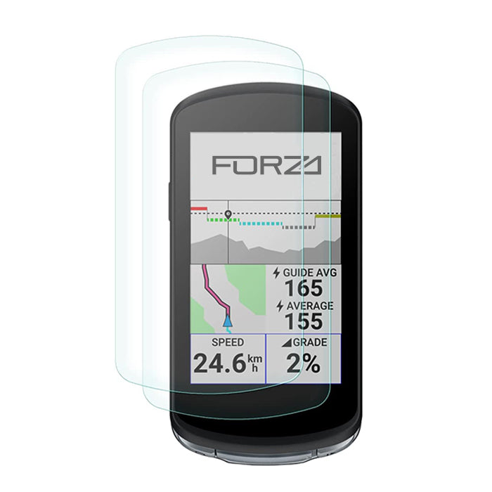 Forza Tempered Glass Screen Protector - Garmin Edge 1040 (2 Pack)