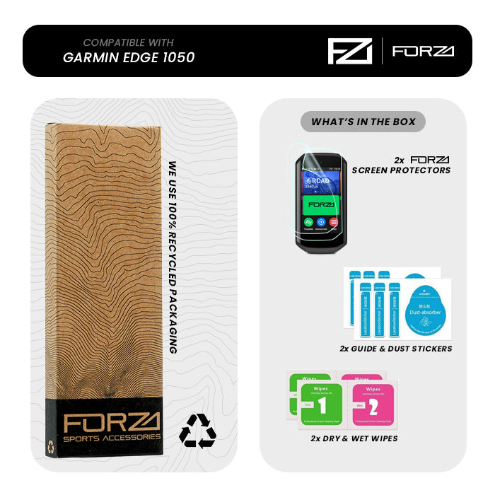 Forza TPE Film Screen Protector - Garmin Edge 1050 (2 Pack)