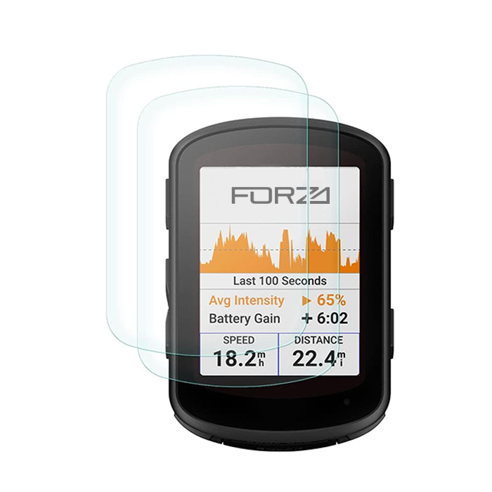Forza Tempered Glass Screen Protector - Garmin Edge 540/840 (2 Pack)