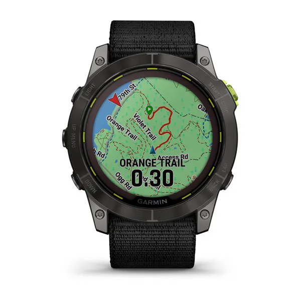 Garmin Enduro 2 - Carbon Grey DLC Titanium with Black UltraFit Nylon Strap
