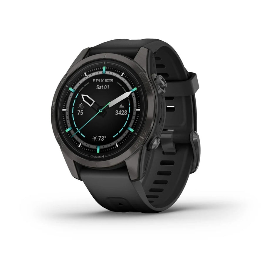 Garmin Epix Pro (Gen 2) 42mm Sapphire - Carbon Grey DLC Titanium with Black Band