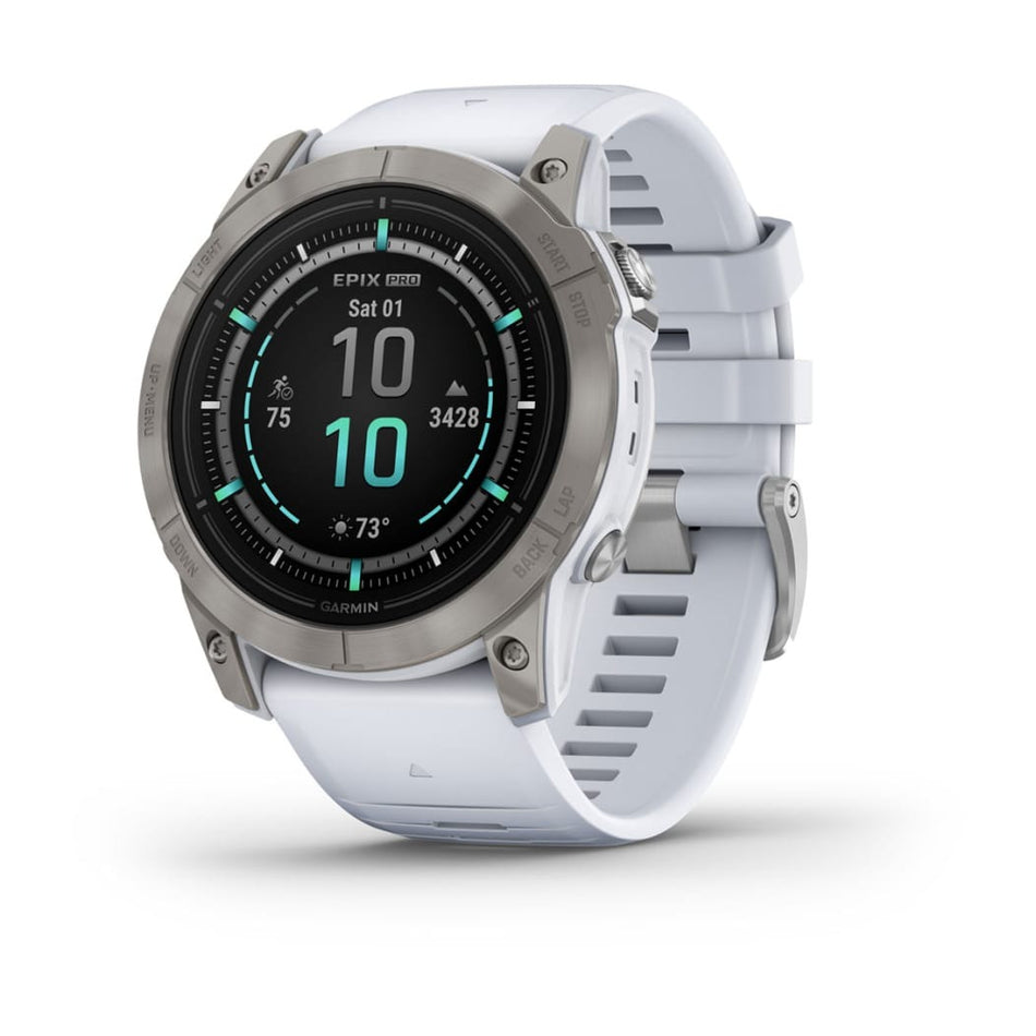 Garmin Epix Pro (Gen 2) 51mm Sapphire - Titanium with Whitestone Band