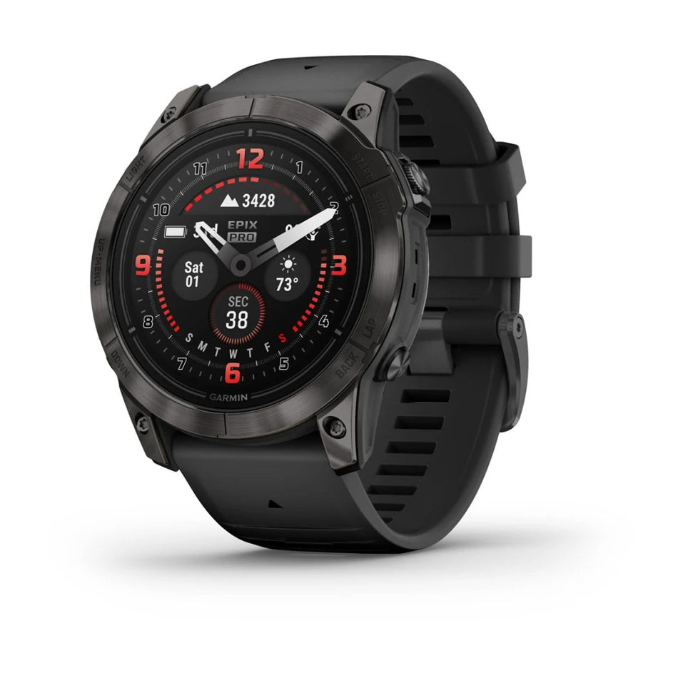 Garmin Epix Pro (Gen 2) 51mm Sapphire - Carbon Grey DLC Titanium with Black Band