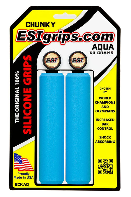 ESI Chunky Grips - Aqua