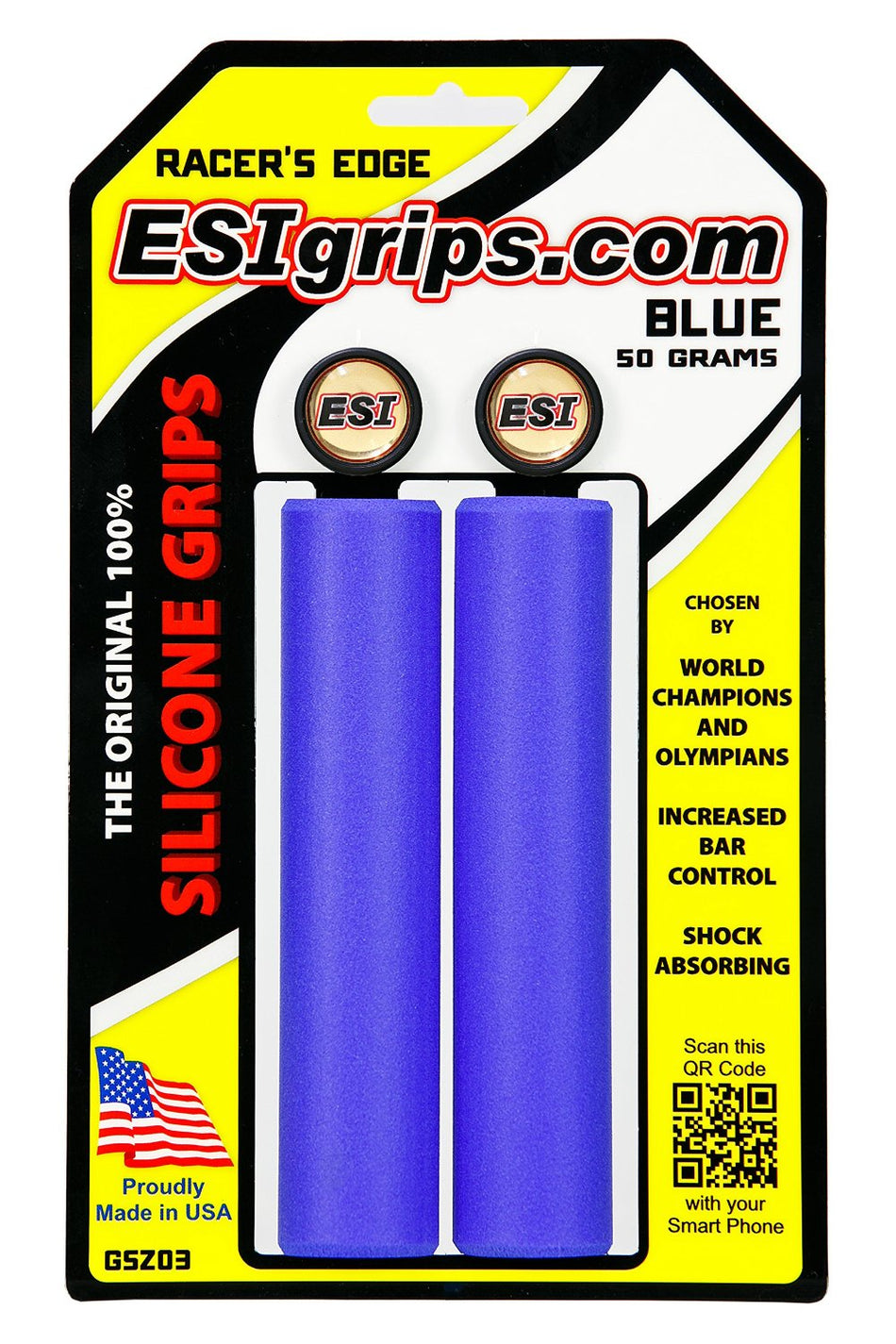 ESI Racer's Edge Grips - Blue