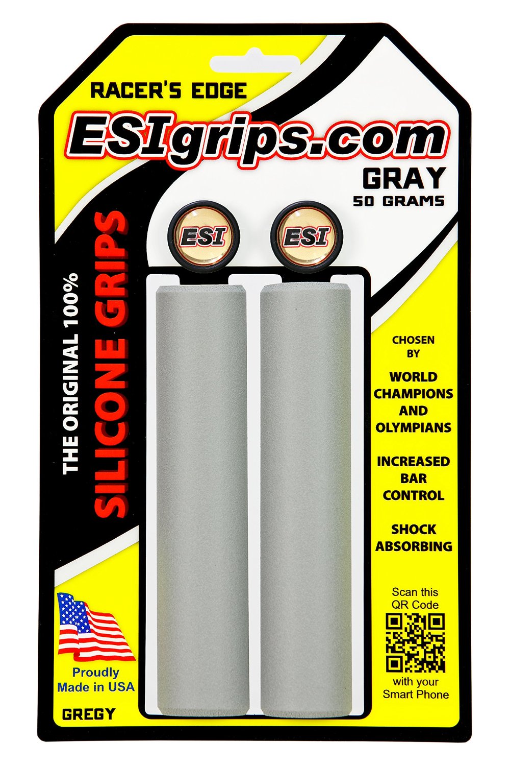 ESI Racer's Edge Grips - Grey
