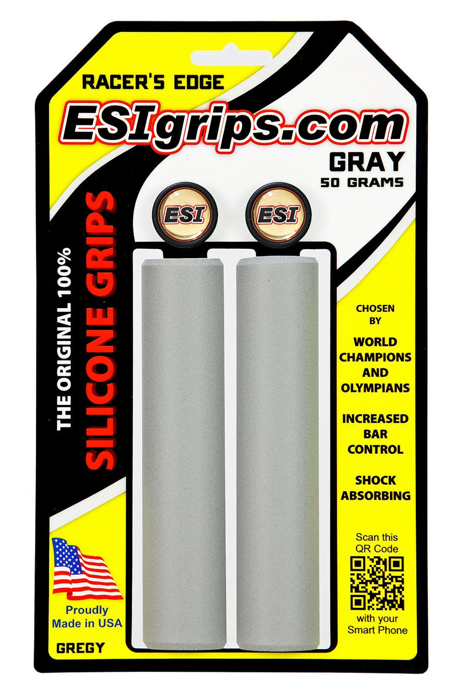ESI Racer's Edge Grips - Grey