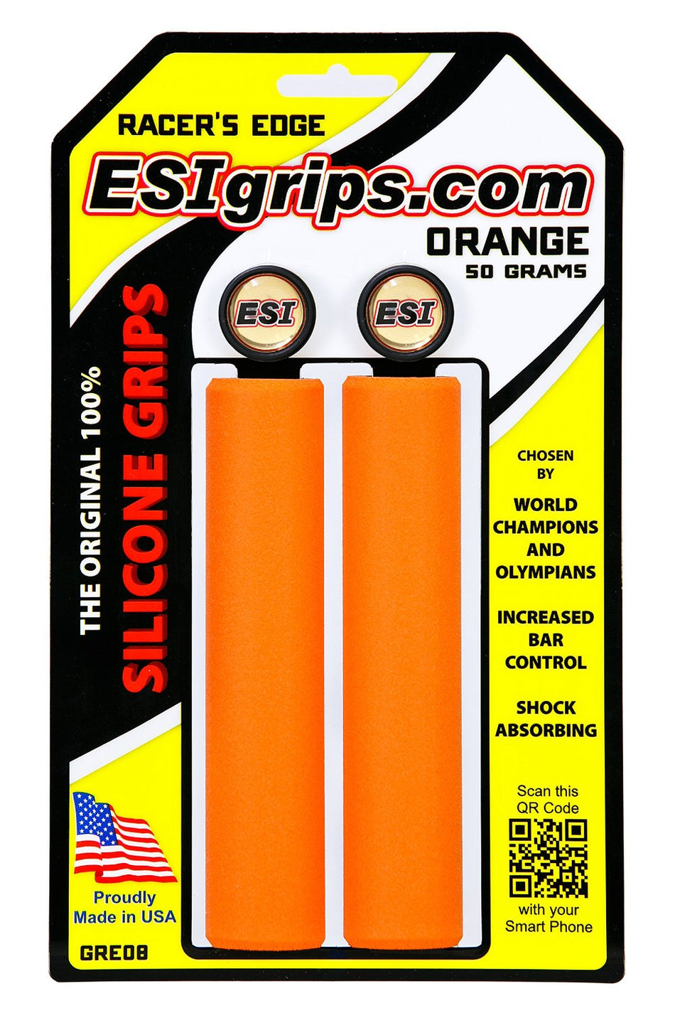 ESI Racer's Edge Grips - Orange