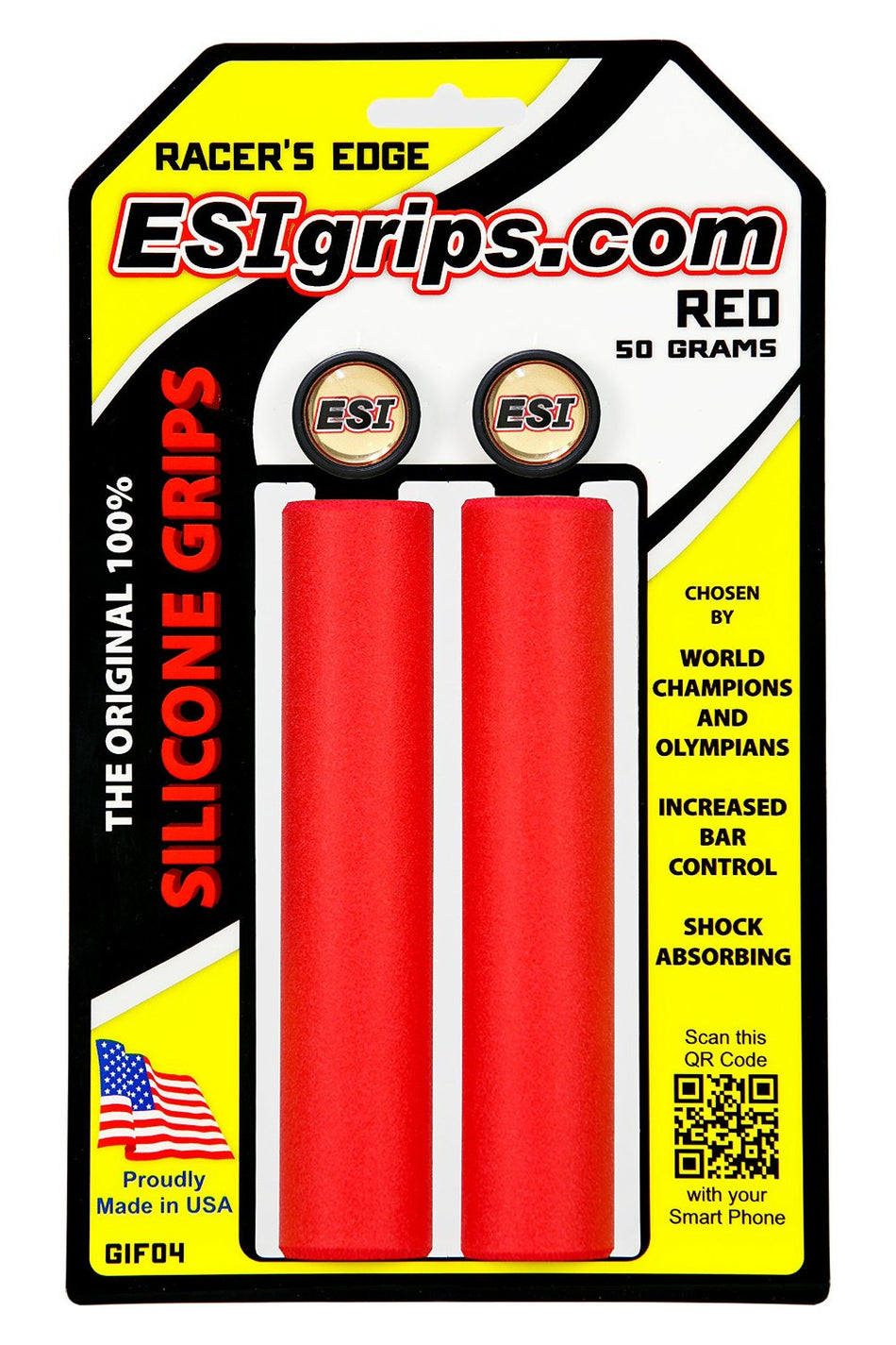 ESI Racer's Edge Grips - Red