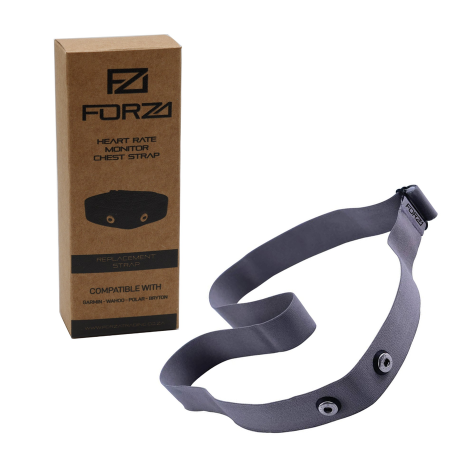 Forza Premium Heart Rate Monitor Replacement Strap - Grey