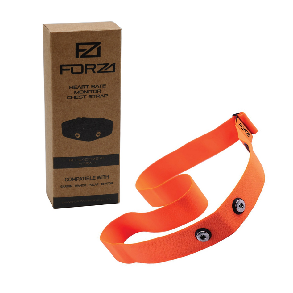 Forza Premium Heart Rate Monitor Replacement Strap - Orange