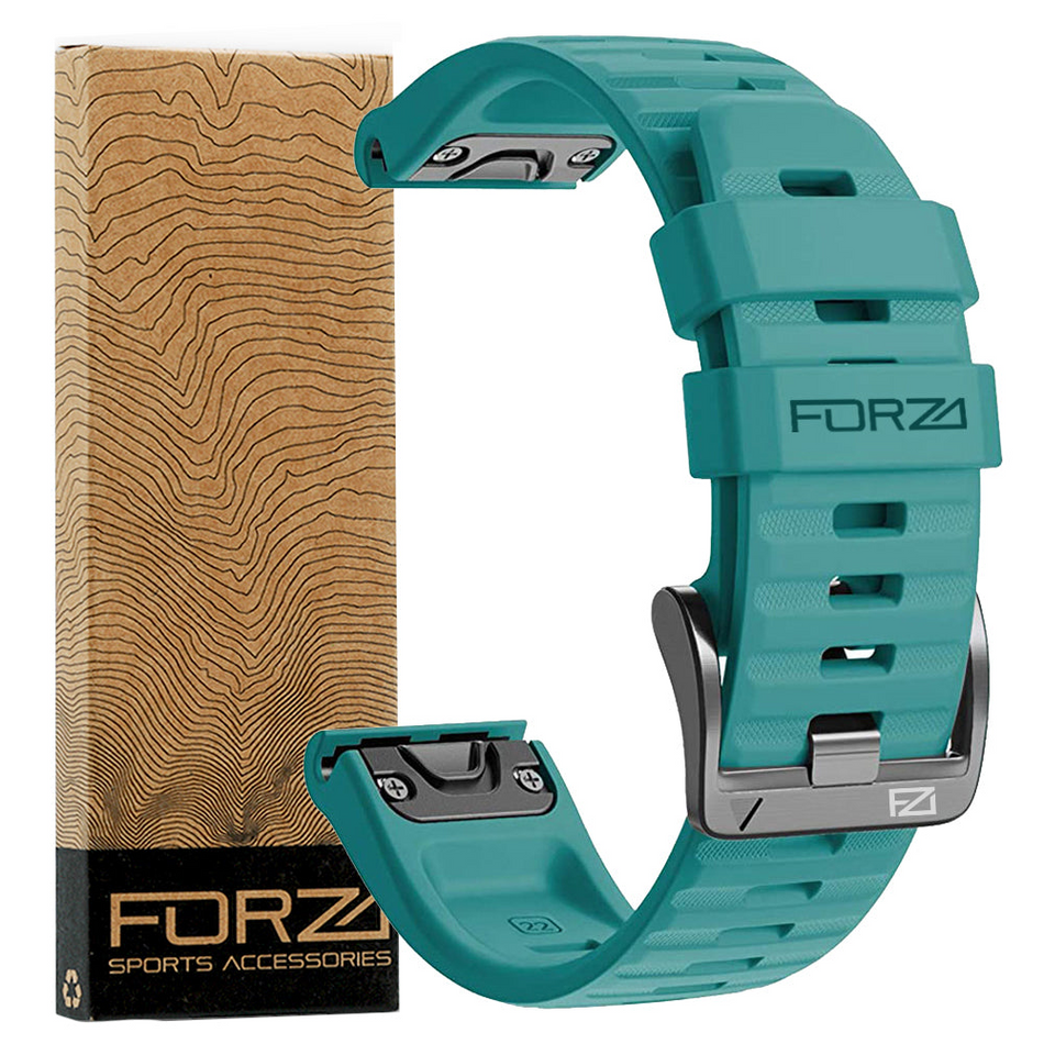 Forza Elite 22mm EasyFit Watch Strap - Garmin - Teal