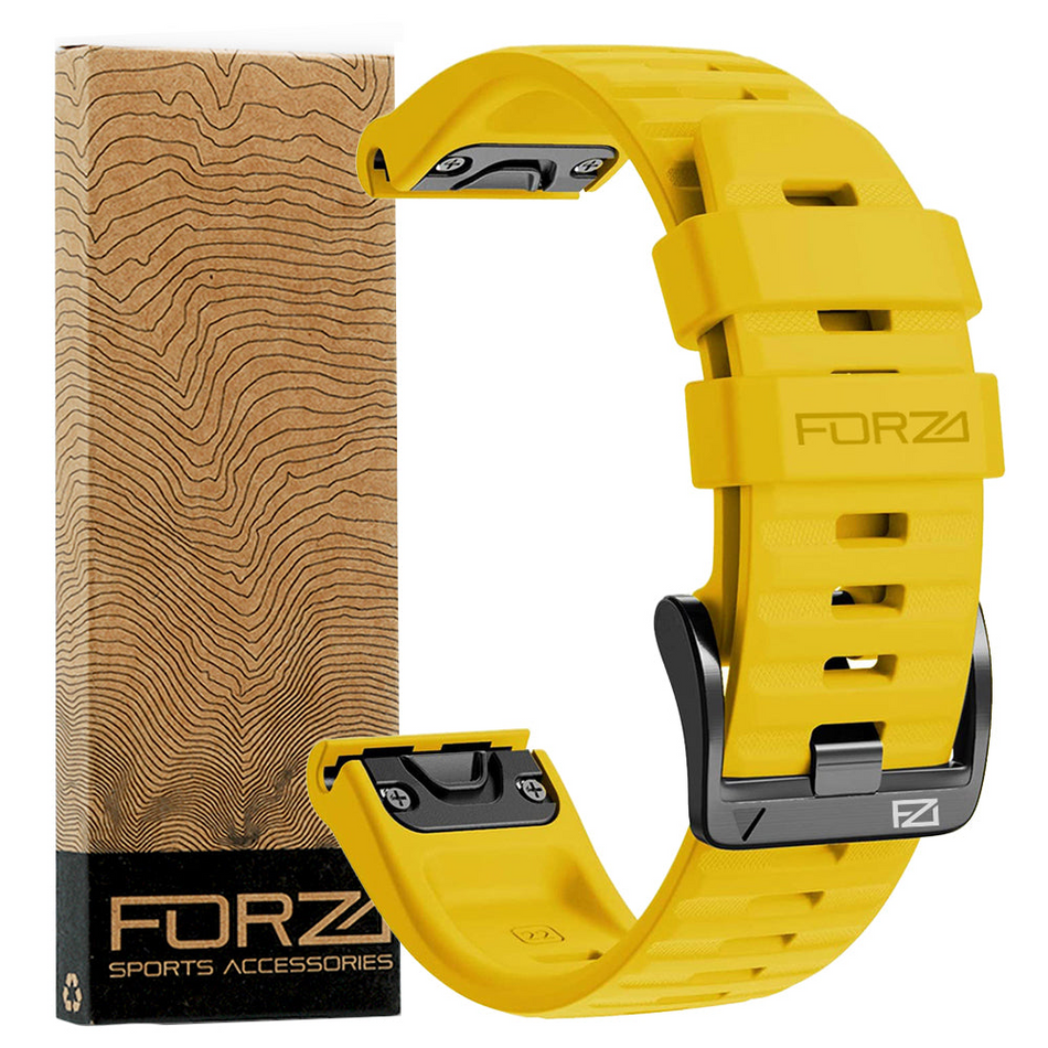 Forza Elite 22mm EasyFit Watch Strap - Garmin - Bumble Bee