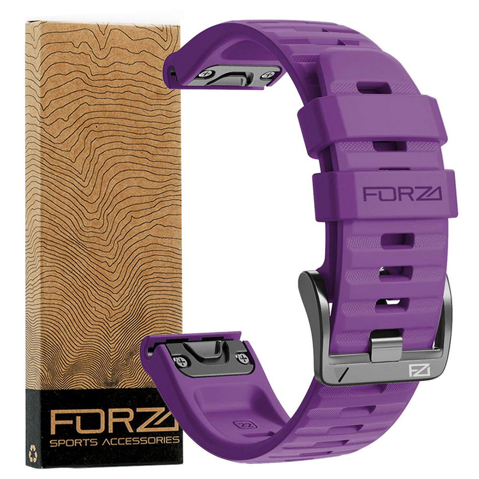 Forza Elite 22mm EasyFit Watch Strap - Garmin - Purple