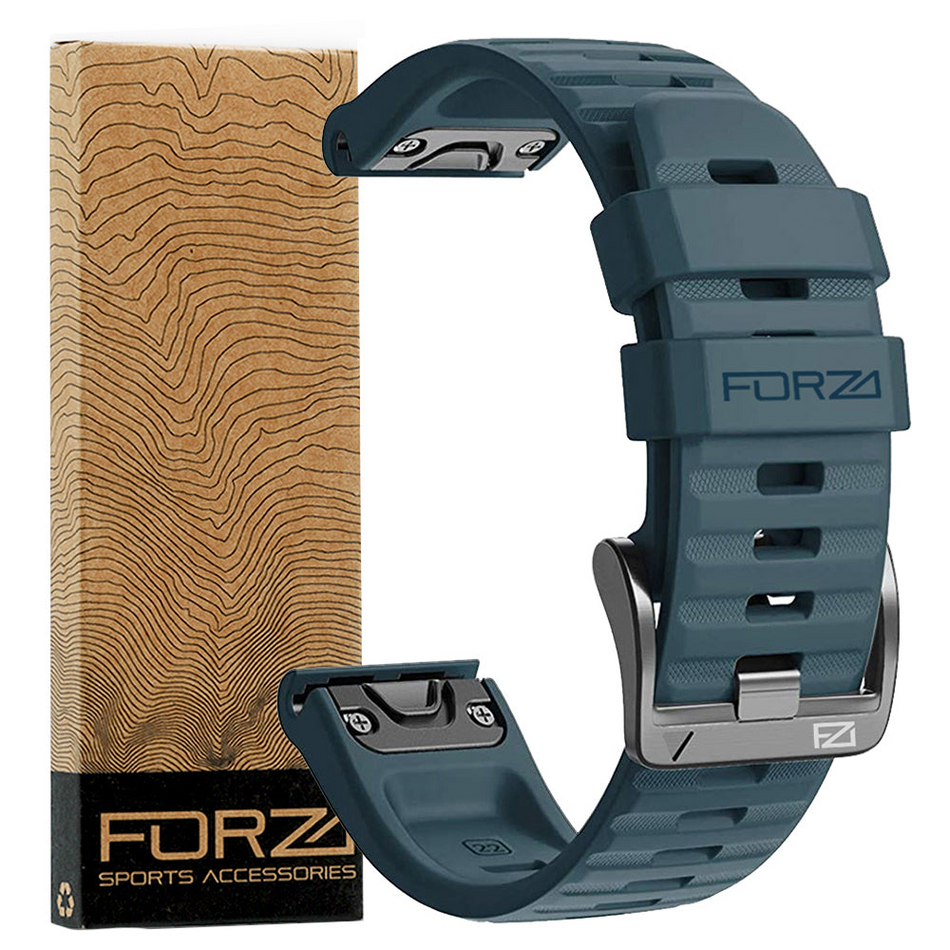 Forza Elite 22mm EasyFit Watch Strap - Garmin - Slate