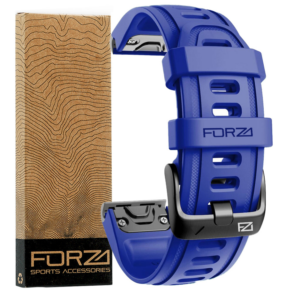 Forza Elite 20mm EasyFit Watch Strap - Garmin - Royal Blue