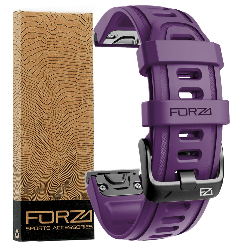 Forza Elite 20mm EasyFit Watch Strap - Garmin - Purple