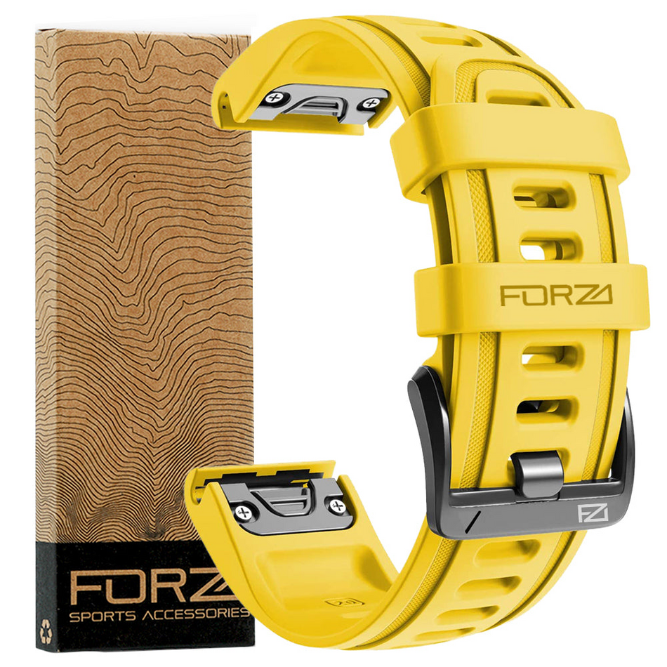 Forza Elite 20mm EasyFit Watch Strap - Garmin - Bumble Bee
