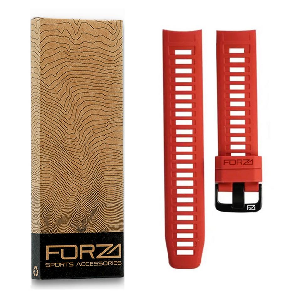 Forza Elite 22mm Watch Strap For Instinct/Instinct 2/Solar - Burnt Red