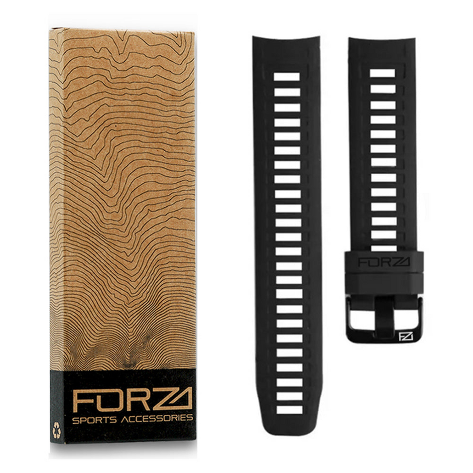 Forza Elite 22mm Watch Strap For Instinct/Instinct 2/Solar - Black