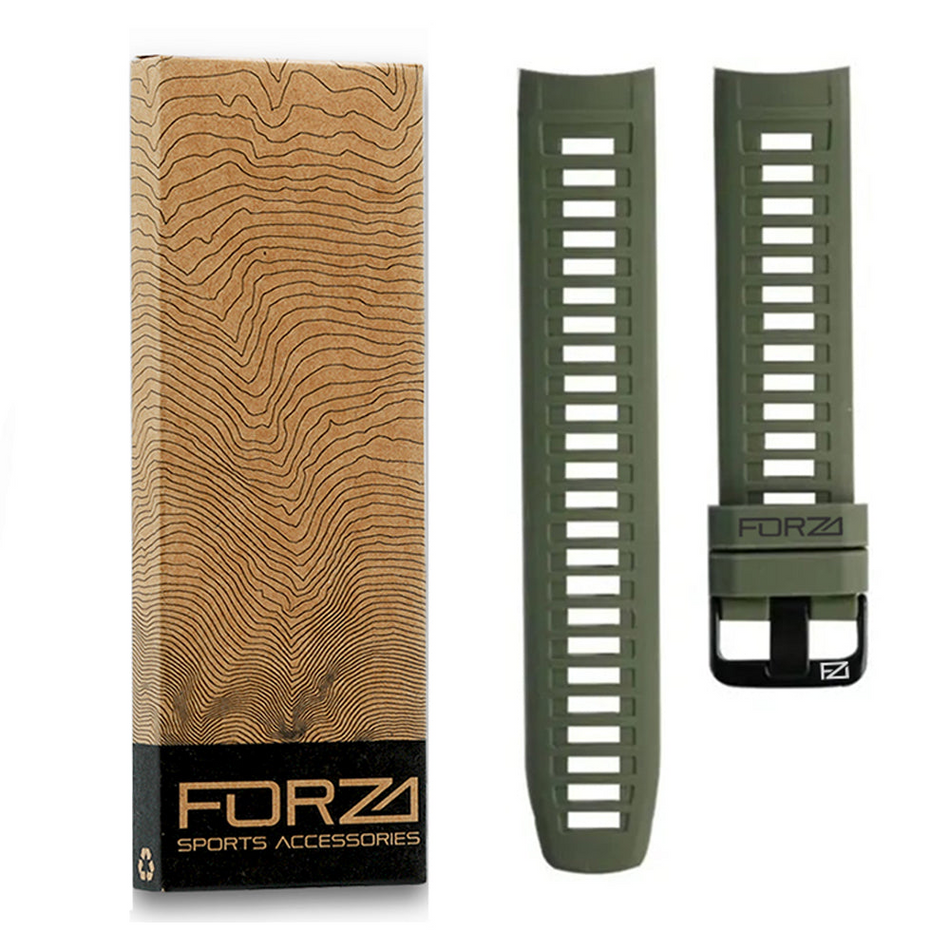 Forza Elite 22mm Watch Strap For Instinct/Instinct 2/Solar - Army Green