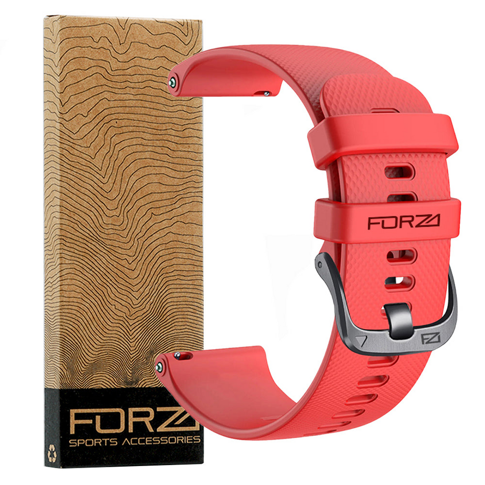 Forza Elite 18mm Quick Release Classic Watch Strap - Red